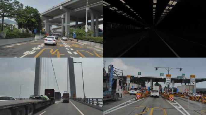城市交通出行实拍路牌