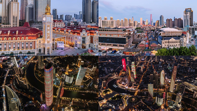 2025天津延时 天津地标 天津夜景