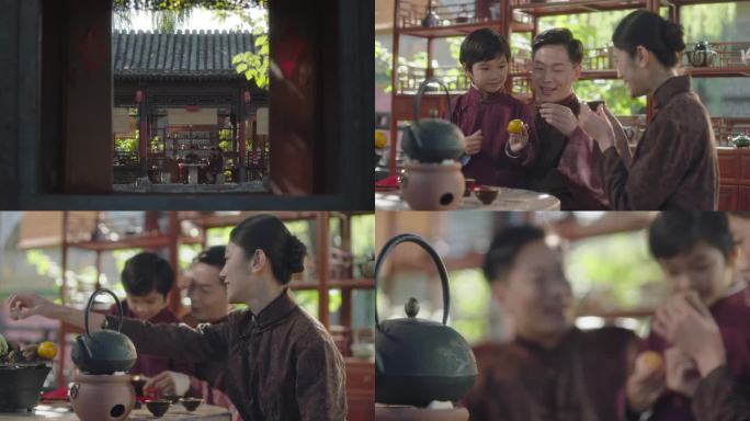 围炉煮茶