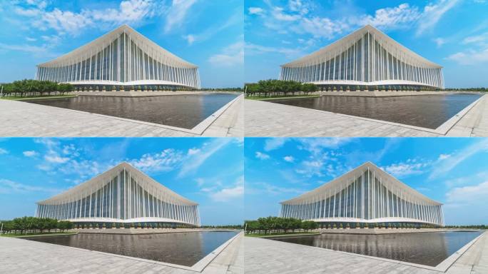 4K原创 西安国际会展中心会议楼建筑延时