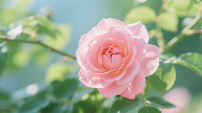 月季花玫瑰花鲜花盛开延时唯美惊艳