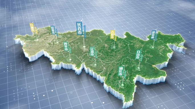 吉林地图位置信息展示吉林省地图