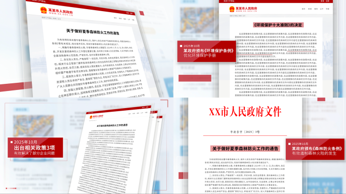 【多款】简约文件展示
