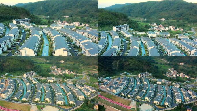别墅别墅航拍豪宅联排别墅独栋别墅高档小区