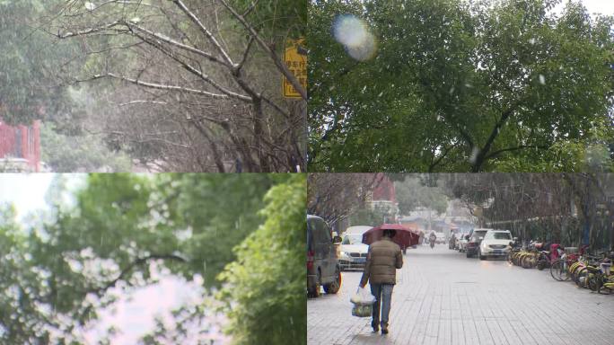 雨夹雪天气