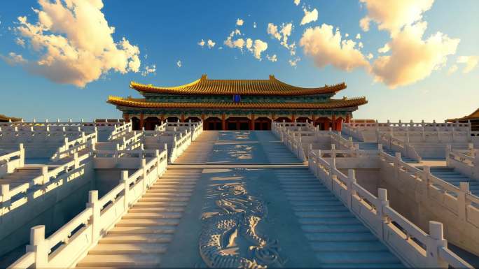北京地标建筑群风光北京城市风光国贸天安门