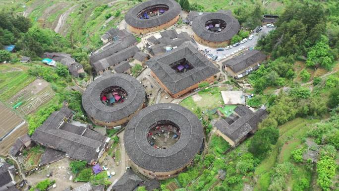 客家土楼建筑群风貌