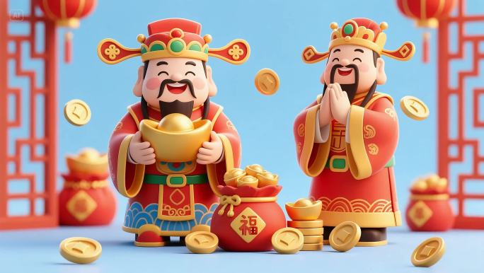财神 元宝 金币