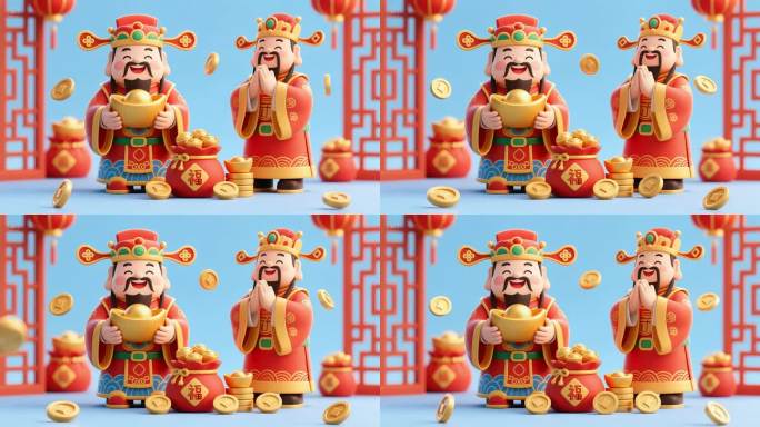财神 元宝 金币