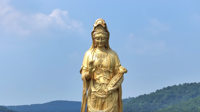 苏州太湖西山大如意圣境观音雕像