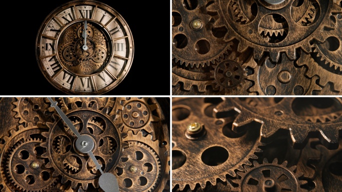 齿轮转动 时间流逝