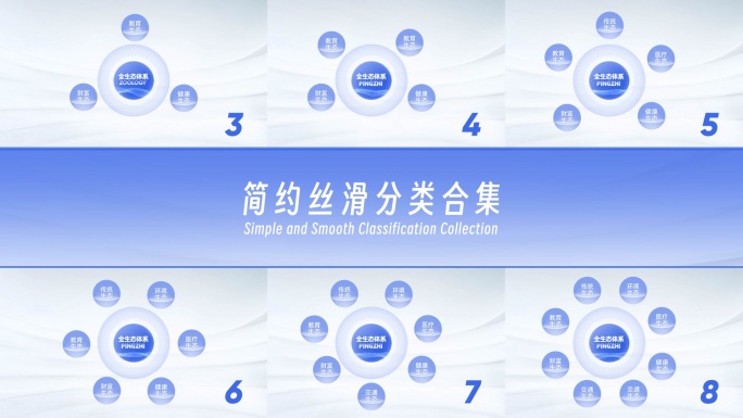 丝滑简约干净多分类