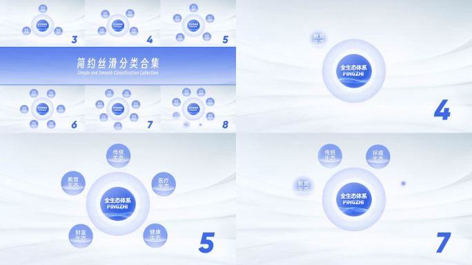 丝滑简约干净多分类