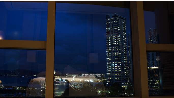 酒店夜景延时