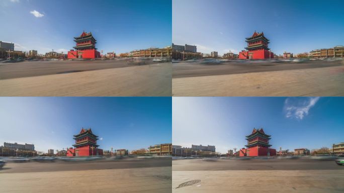 临汾平阳鼓楼大范围延时