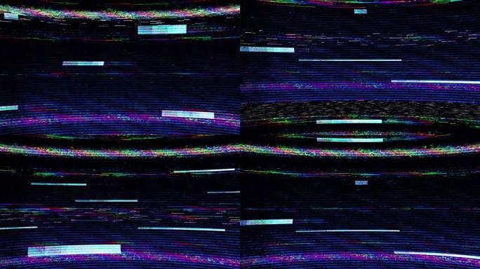 复古90年代VHS老式模拟电视噪音纹理屏幕背景。无信号，错误，系统损坏。