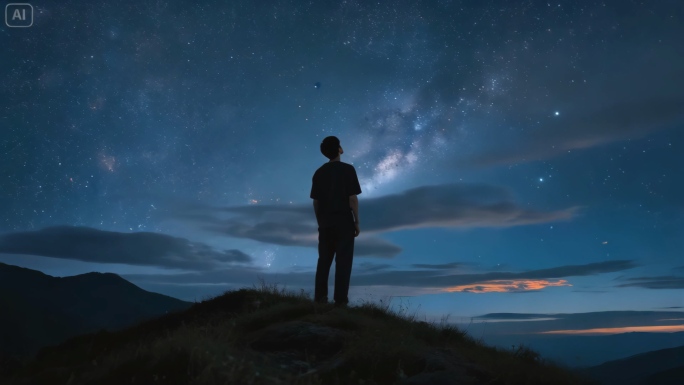 唯美星空银河星云延时风光合集