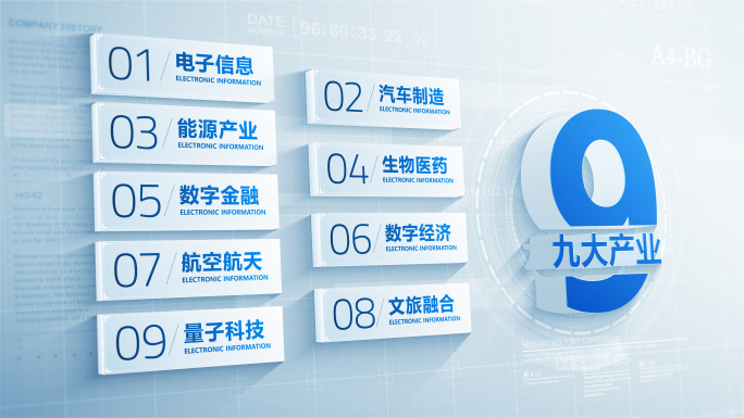 【无插件】简洁干净明亮项目文字分类目录
