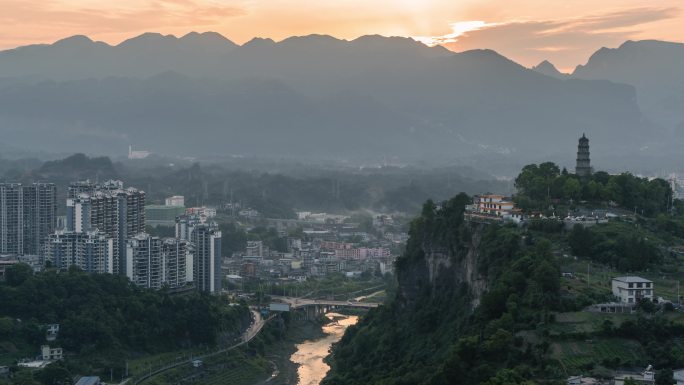 恩施城区风景
