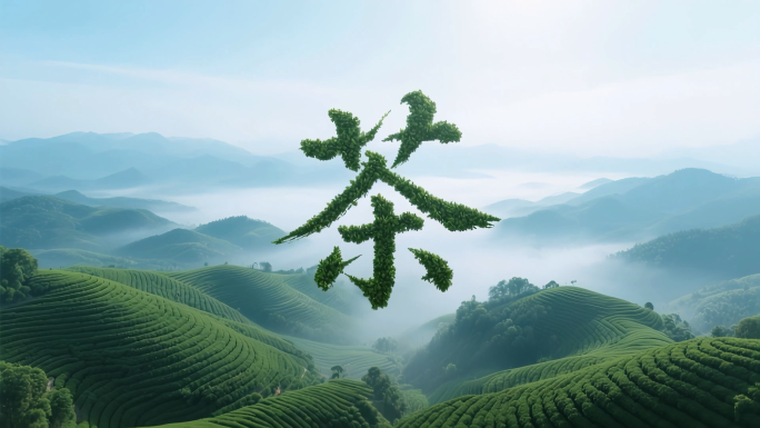 茶园风光与茶文化展示