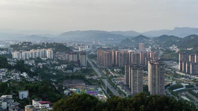 恩施城区风景