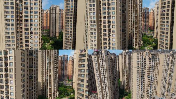 城市高层住宅建筑群