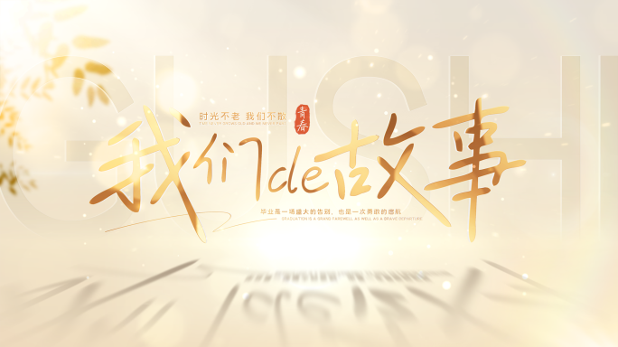 唯美光影青春文字片头