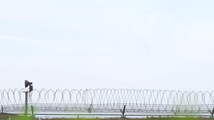 机场围墙外空镜头
