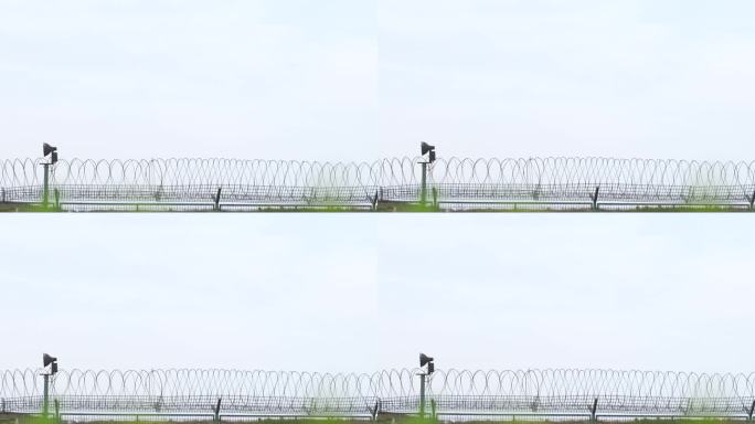 机场围墙外空镜头