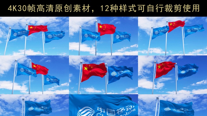 中国移动旗帜