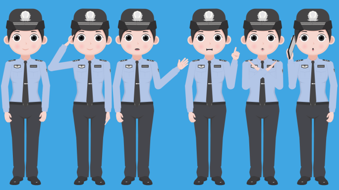 警察mg动画