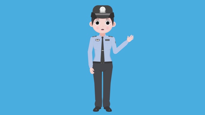 警察mg动画