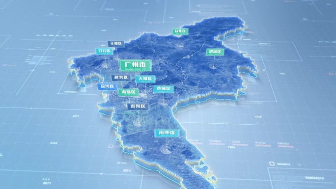 广州市地图素雅科技地图广州地图