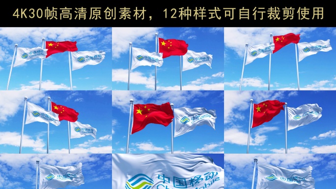 中国移动旗帜