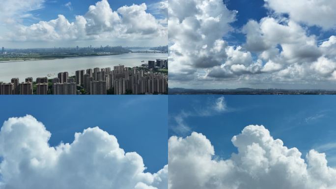 【4K】适合换天的蓝天白云素材