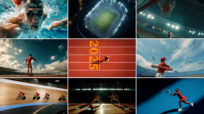 体育精神的激情绽放