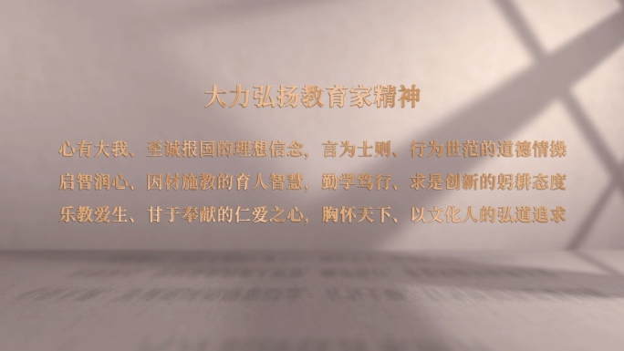 领导语录人物介绍图文金句质感光影AE模板