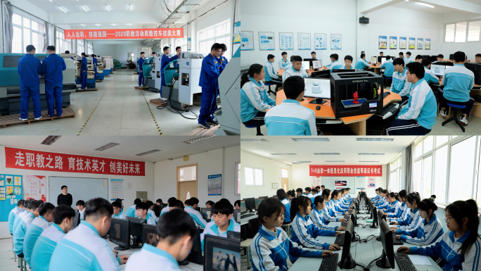 职业教育职业学校职业技能培训实训职教技能