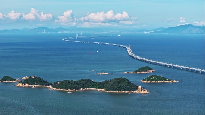 港珠澳大桥壮丽风光4K