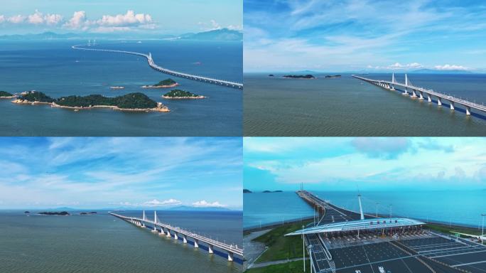 港珠澳大桥壮丽风光4K