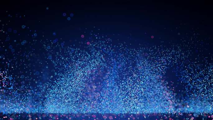 8K粒子素材抽象宽屏巨幕背景