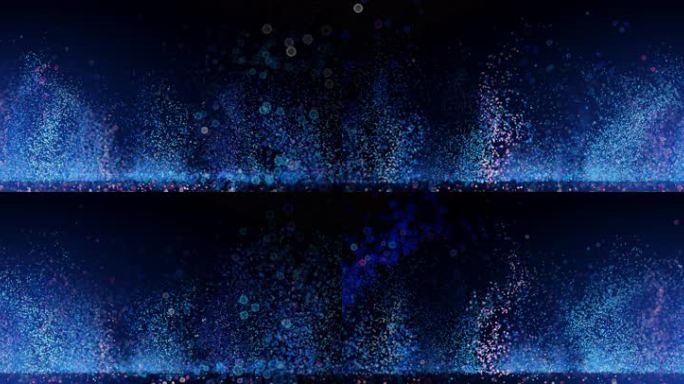8K粒子素材抽象宽屏巨幕背景