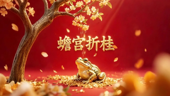 蟾宫折桂横屏蟾宫折桂横版金榜题名旗开得胜