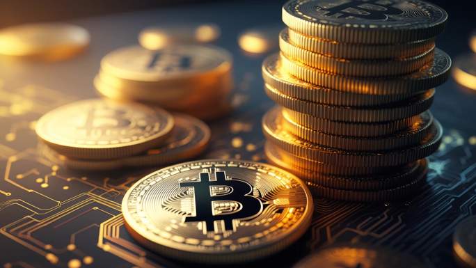 金融股市科技经济交易股票投资K线比特币