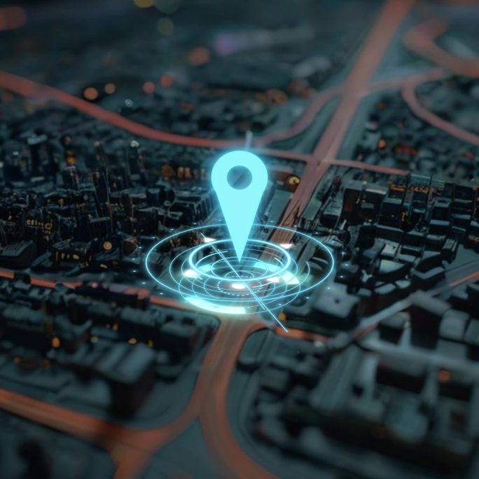 无限循环地图区域城市道路光标定位坐标