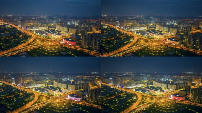 20250613长沙荟聚夜景航拍延时