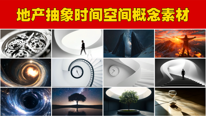 地产抽象空境极简主义未来概念未来创意