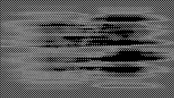 高对比度黑白流动波浪图案