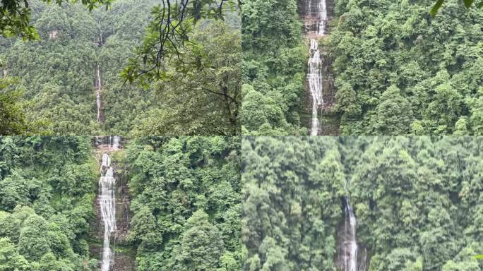 山间瀑布飞流直下