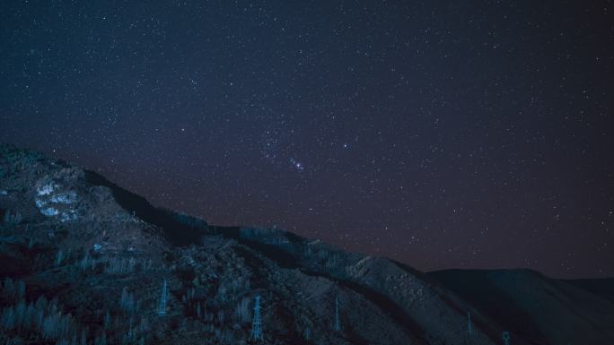 6K星空延时摄影松潘阿坝川西
